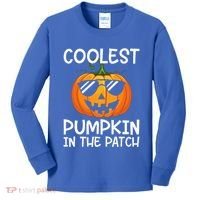 Coolest Pumpkin In The Patch Halloween Kids Long Sleeve Shirt thumb 0