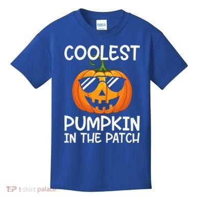 Coolest Pumpkin In The Patch Halloween Kids T-Shirt