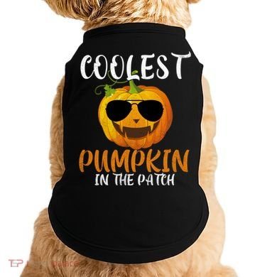 Coolest Pumpkin In The Patch Funny Halloween Gift Funny Gift Doggie Tank