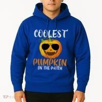 Coolest Pumpkin In The Patch Funny Halloween Gift Funny Gift Hoodie thumb 2