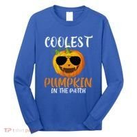 Coolest Pumpkin In The Patch Funny Halloween Gift Funny Gift Long Sleeve Shirt thumb 0