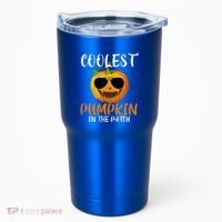 Coolest Pumpkin In The Patch Funny Halloween Gift Funny Gift Tumbler thumb 0