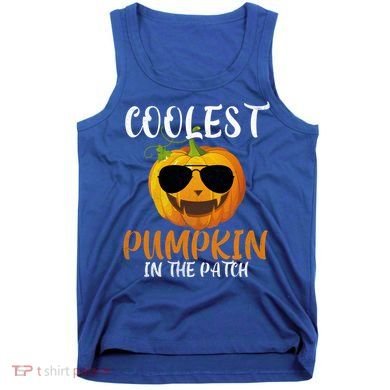 Coolest Pumpkin In The Patch Funny Halloween Gift Funny Gift Tank Top