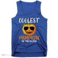 Coolest Pumpkin In The Patch Funny Halloween Gift Funny Gift Tank Top thumb 0