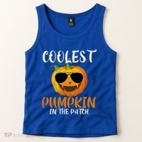 Coolest Pumpkin In The Patch Funny Halloween Gift Funny Gift Tank Top thumb 2