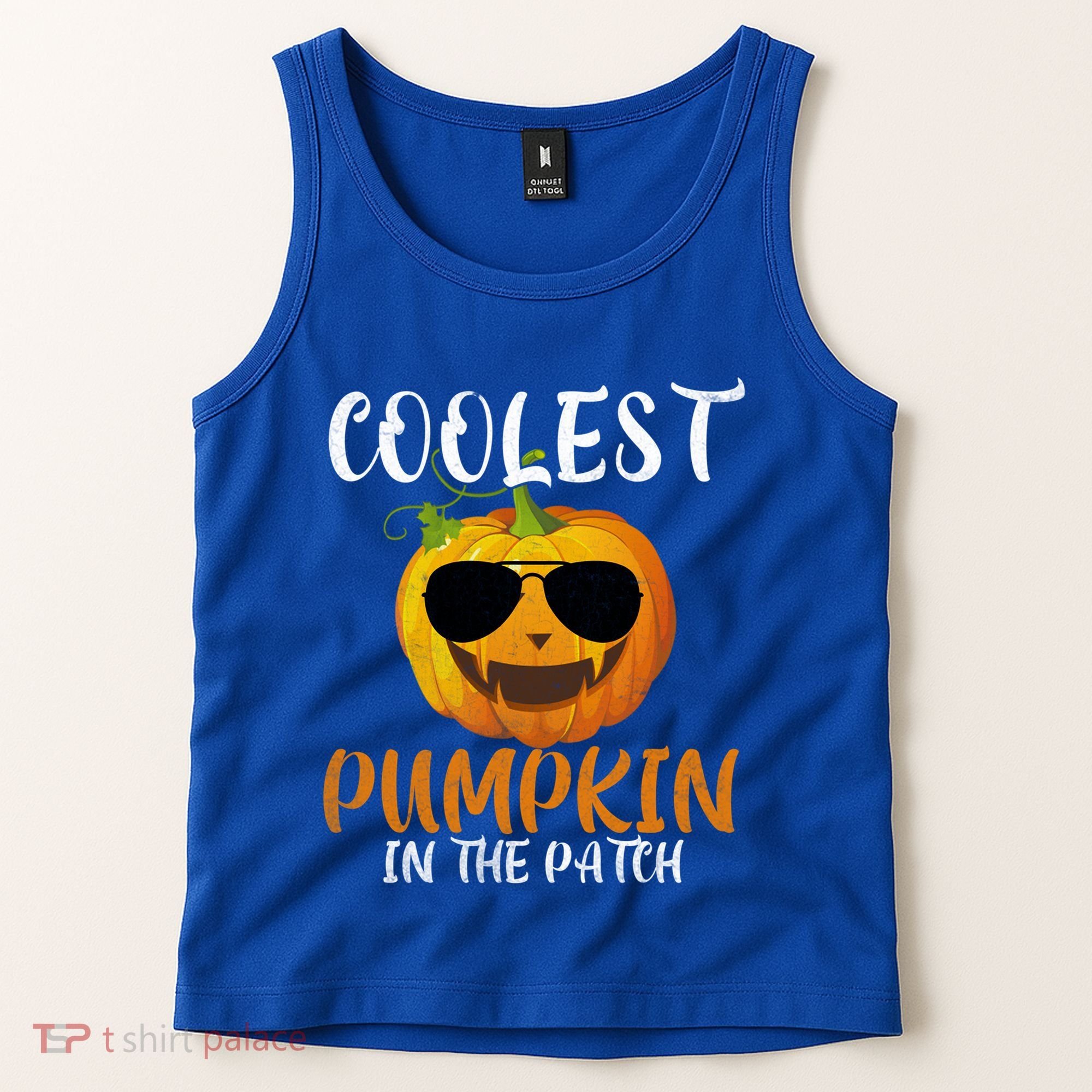 Coolest Pumpkin In The Patch Funny Halloween Gift Funny Gift Tank Top