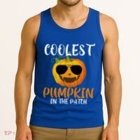 Coolest Pumpkin In The Patch Funny Halloween Gift Funny Gift Tank Top thumb 3