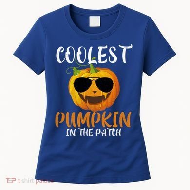 Coolest Pumpkin In The Patch Funny Halloween Gift Funny Gift Women's T-Shirt