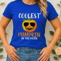 Coolest Pumpkin In The Patch Funny Halloween Gift Funny Gift Women's T-Shirt thumb 2