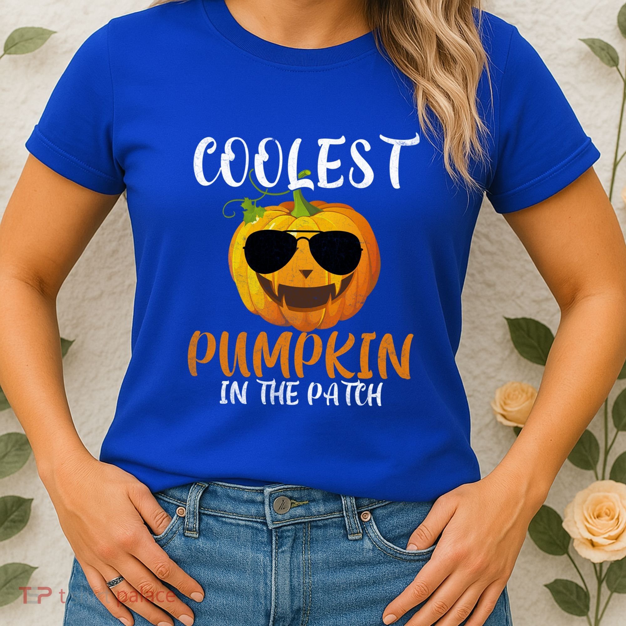 Coolest Pumpkin In The Patch Funny Halloween Gift Funny Gift Women's T-Shirt