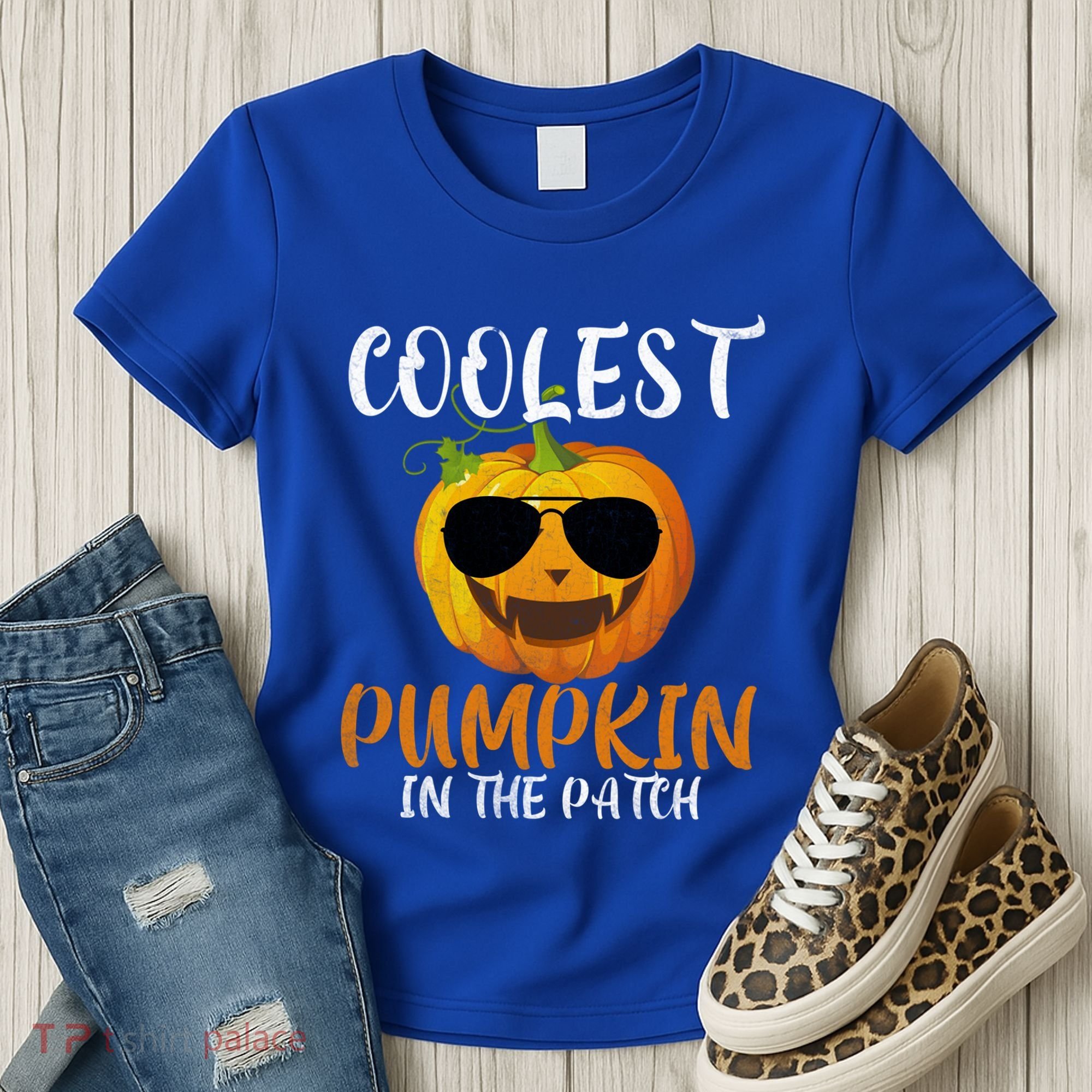 Coolest Pumpkin In The Patch Funny Halloween Gift Funny Gift Women's T-Shirt