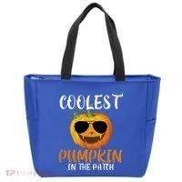 Coolest Pumpkin In The Patch Funny Halloween Gift Funny Gift Tote Bag thumb 0