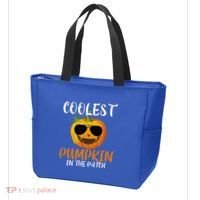 Coolest Pumpkin In The Patch Funny Halloween Gift Funny Gift Tote Bag thumb 3