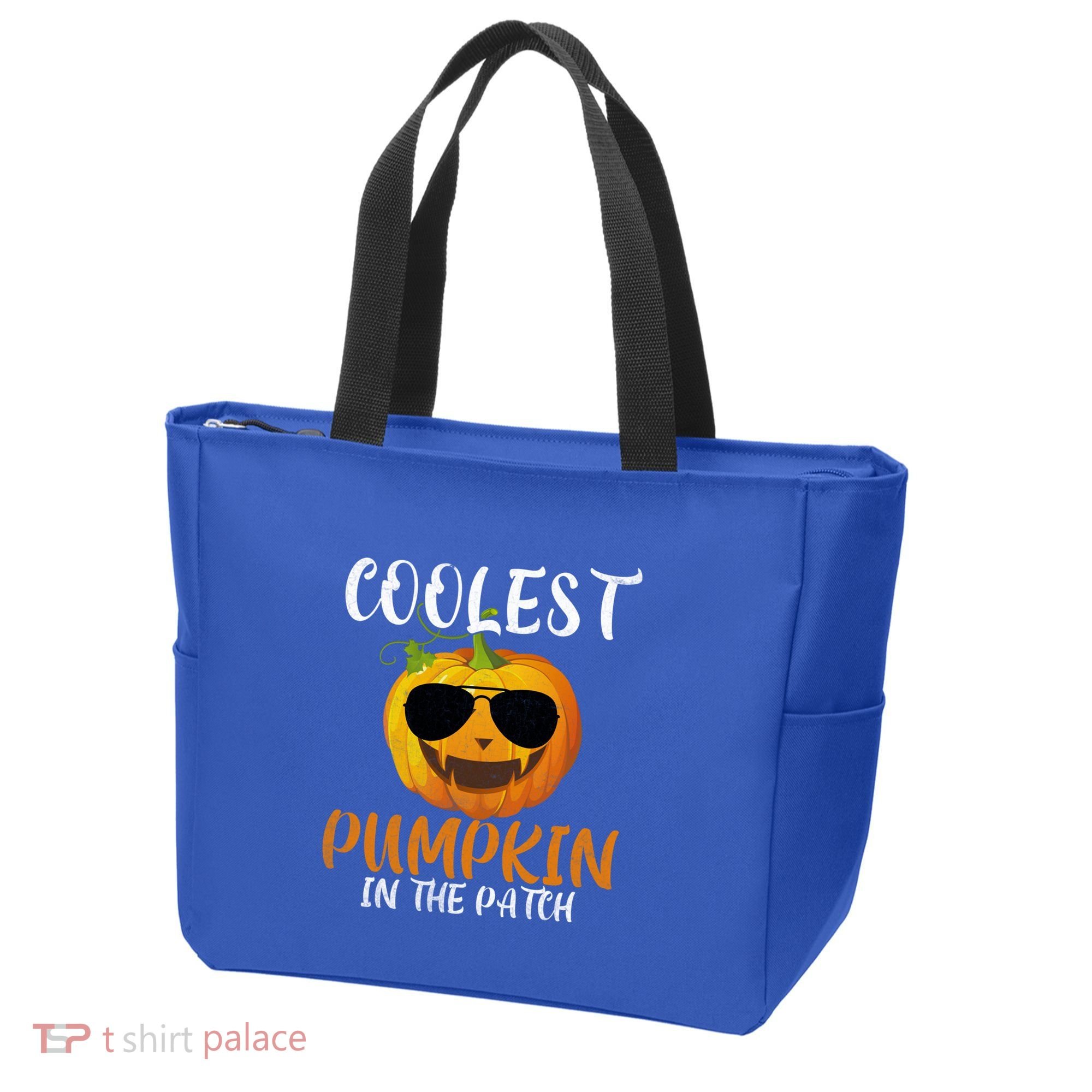 Coolest Pumpkin In The Patch Funny Halloween Gift Funny Gift Tote Bag