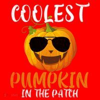 Coolest Pumpkin In The Patch Funny Halloween Gift Funny Gift Santa Hat thumb 1