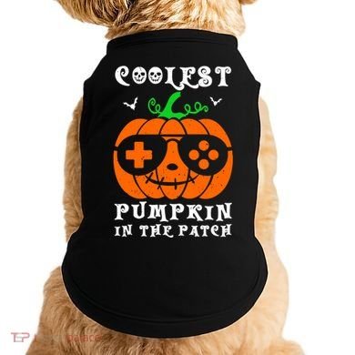 Coolest Pumpkin In The Patch Halloween Costume Meaningful Gift Doggie Tank