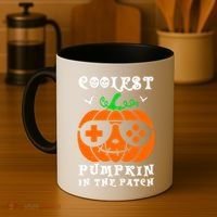 Coolest Pumpkin In The Patch Halloween Costume Meaningful Gift Coffee Mug thumb 4