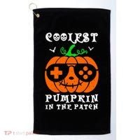 Coolest Pumpkin In The Patch Halloween Costume Meaningful Gift Golf Towel thumb 0