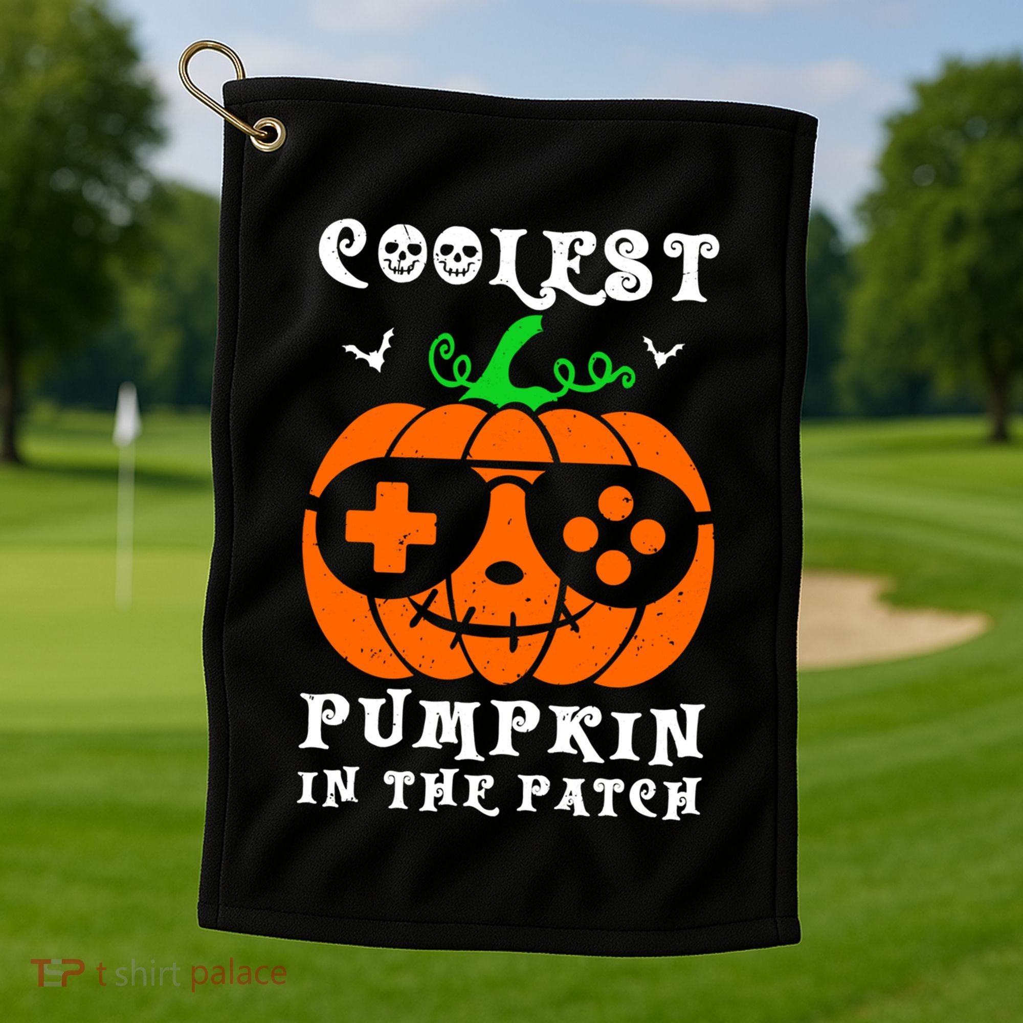 Coolest Pumpkin In The Patch Halloween Costume Meaningful Gift Golf Towel