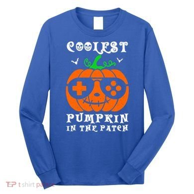 Coolest Pumpkin In The Patch Halloween Costume Meaningful Gift Long Sleeve Shirt