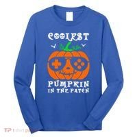 Coolest Pumpkin In The Patch Halloween Costume Meaningful Gift Long Sleeve Shirt thumb 0