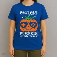 Coolest Pumpkin In The Patch Halloween Costume Meaningful Gift T-Shirt thumb 4