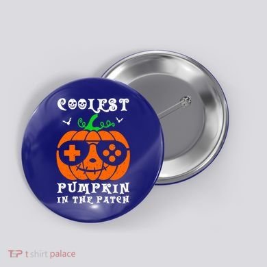 Coolest Pumpkin In The Patch Halloween Costume Meaningful Gift Button