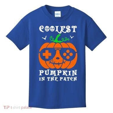Coolest Pumpkin In The Patch Halloween Costume Meaningful Gift Kids T-Shirt