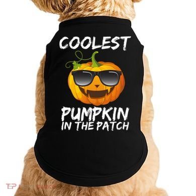 Coolest Pumpkin In The Patch Halloween Doggie Tank