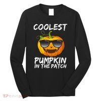 Coolest Pumpkin In The Patch Halloween Long Sleeve Shirt thumb 0