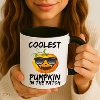 Coolest Pumpkin In The Patch Halloween Coffee Mug thumb 3