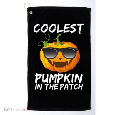 Coolest Pumpkin In The Patch Halloween Golf Towel