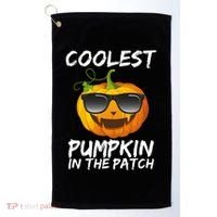 Coolest Pumpkin In The Patch Halloween Golf Towel thumb 0