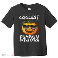 Coolest Pumpkin In The Patch Halloween Toddler T-Shirt thumb 0