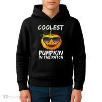Coolest Pumpkin In The Patch Halloween Kids Hoodie thumb 4
