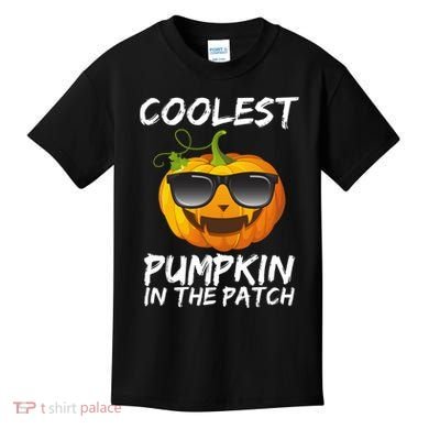 Coolest Pumpkin In The Patch Halloween Kids T-Shirt