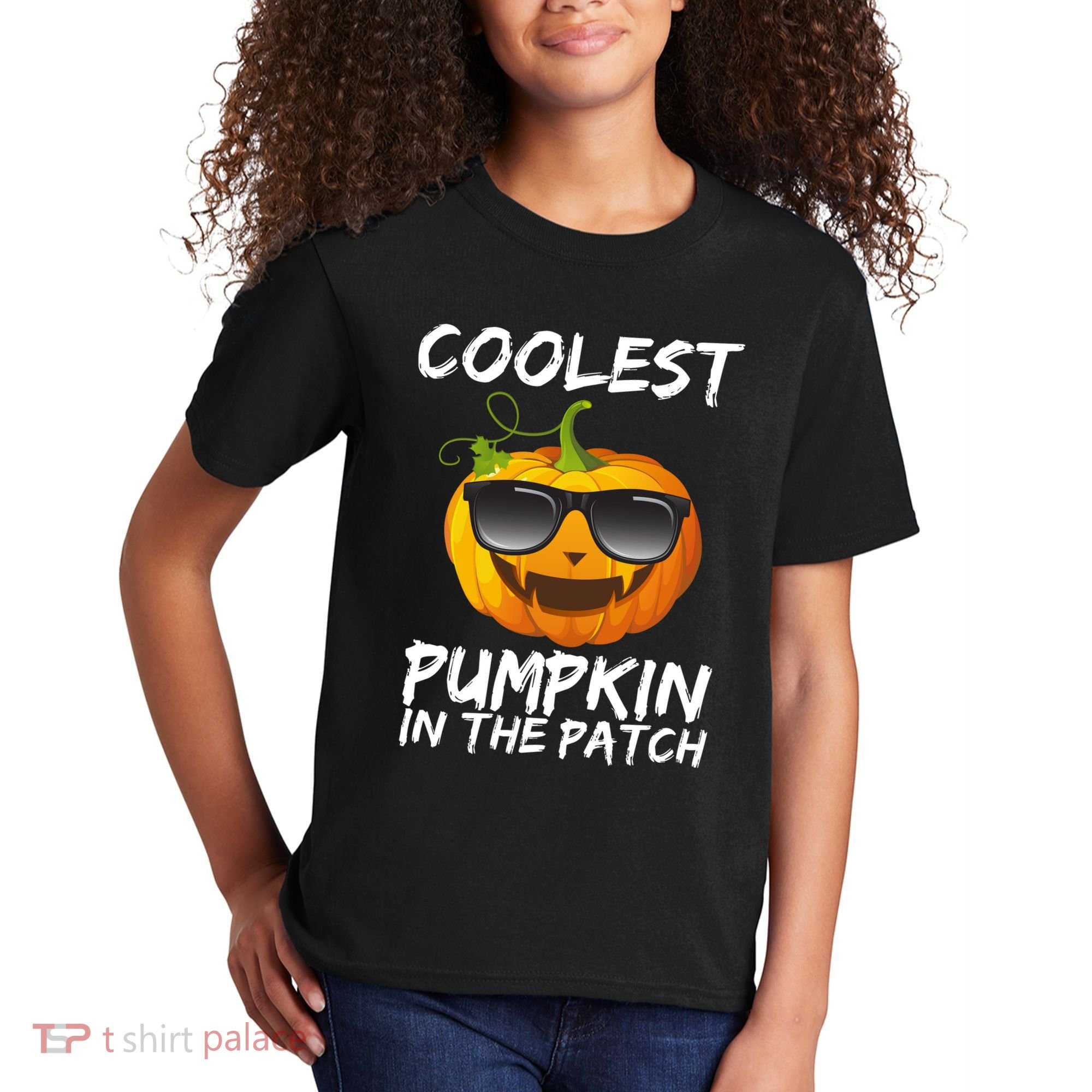 Coolest Pumpkin In The Patch Halloween Kids T-Shirt
