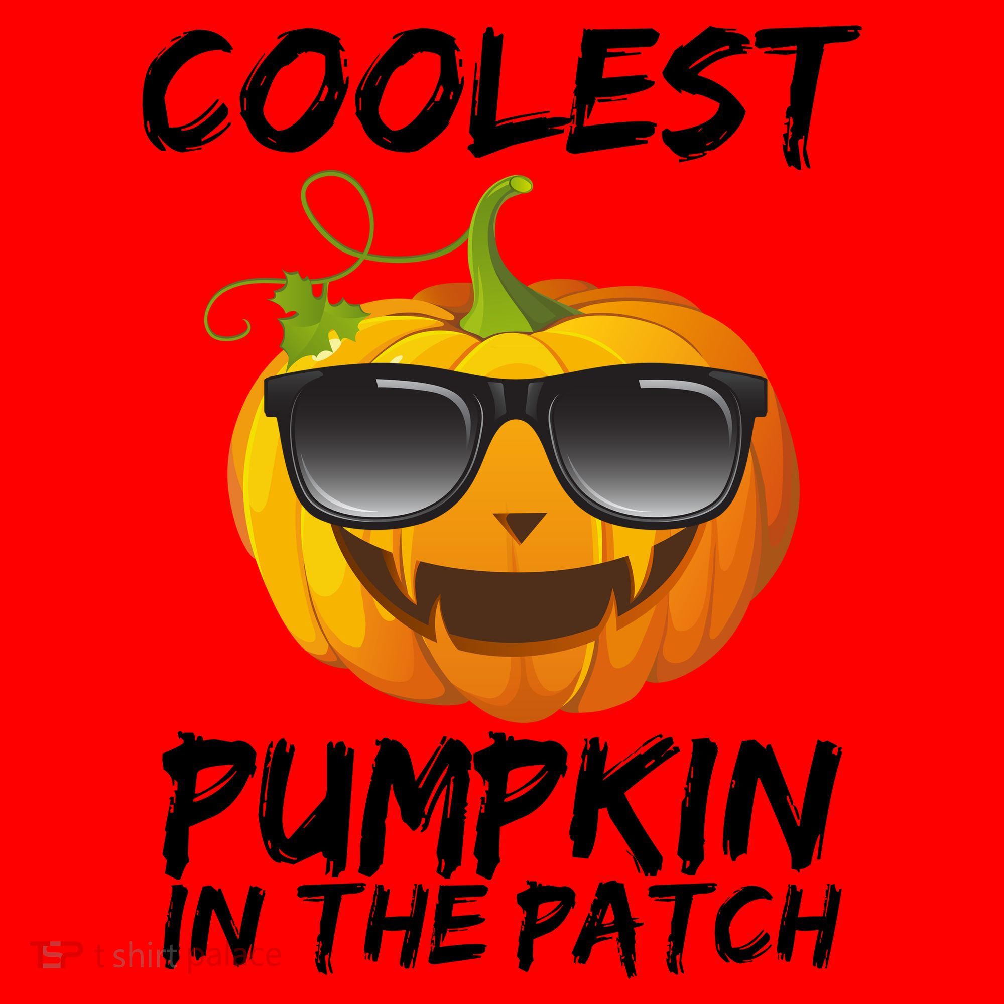 Coolest Pumpkin In The Patch Halloween Santa Hat