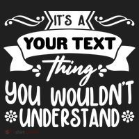 Custom Personalization Its A Your Name Thing You WouldnT Understand Hat thumb 2