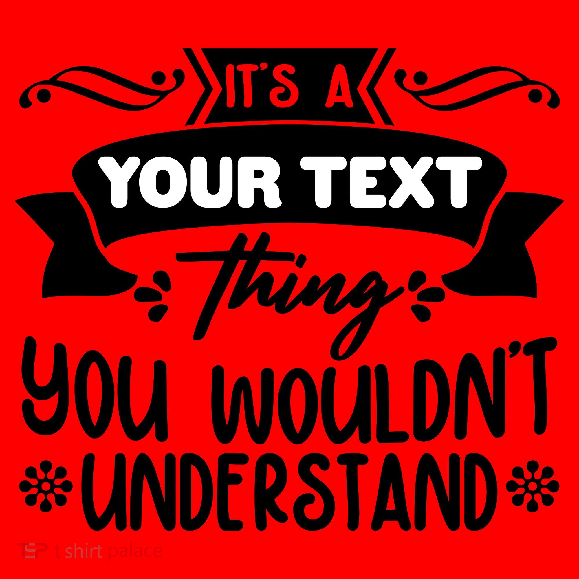 Custom Personalization Its A Your Name Thing You WouldnT Understand Santa Hat