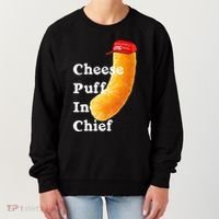 Cheese Puff In Chief Orange Trump Women's Sweatshirt thumb 0