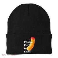 Cheese Puff In Chief Orange Trump Beanie thumb 0