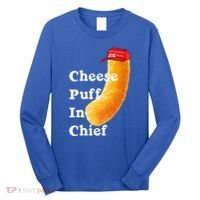Cheese Puff In Chief Orange Trump Long Sleeve Shirt thumb 0