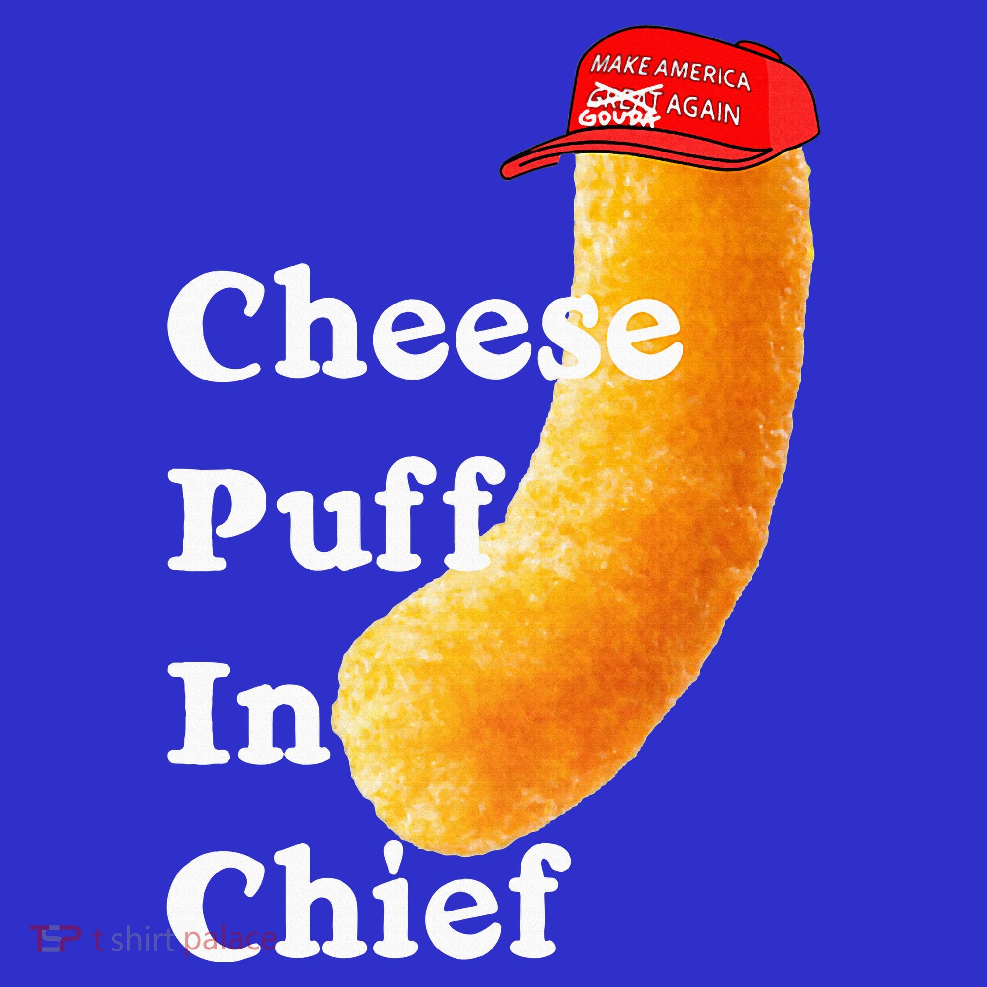 Cheese Puff In Chief Orange Trump Long Sleeve Shirt