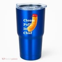 Cheese Puff In Chief Orange Trump Tumbler thumb 0