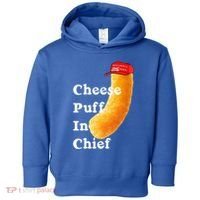 Cheese Puff In Chief Orange Trump Toddler Hoodie thumb 0