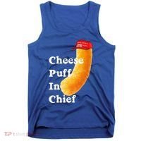 Cheese Puff In Chief Orange Trump Tank Top thumb 0