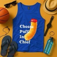 Cheese Puff In Chief Orange Trump Tank Top thumb 4