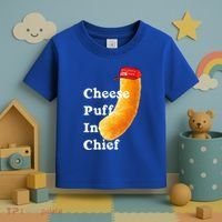 Cheese Puff In Chief Orange Trump Toddler T-Shirt thumb 3