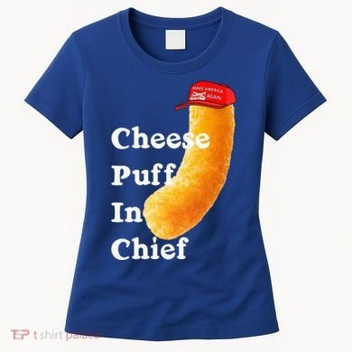 Cheese Puff In Chief Orange Trump Women's T-Shirt
